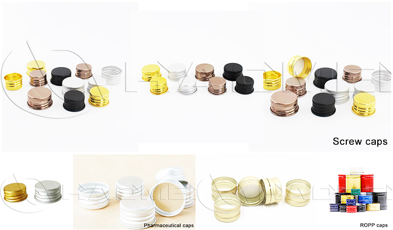 application of aluminum for ropp caps