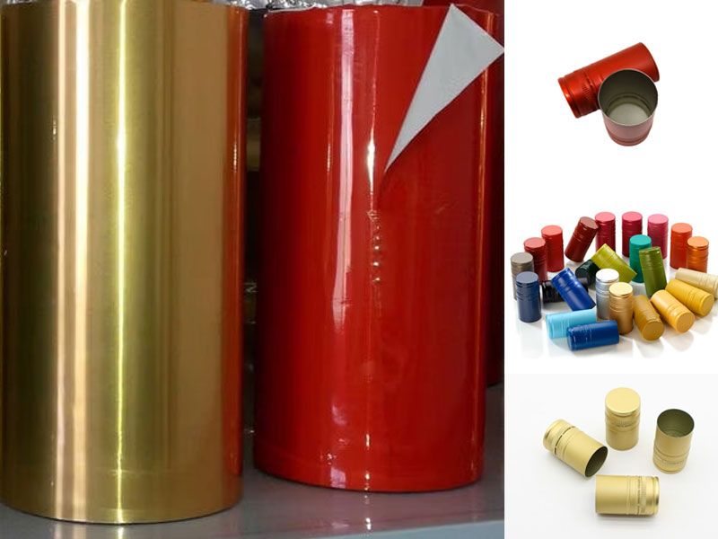 lacquered aluminum coil for ROPP caps